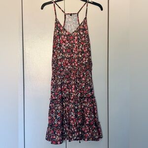 S - Floral Spaghetti Strap Dress